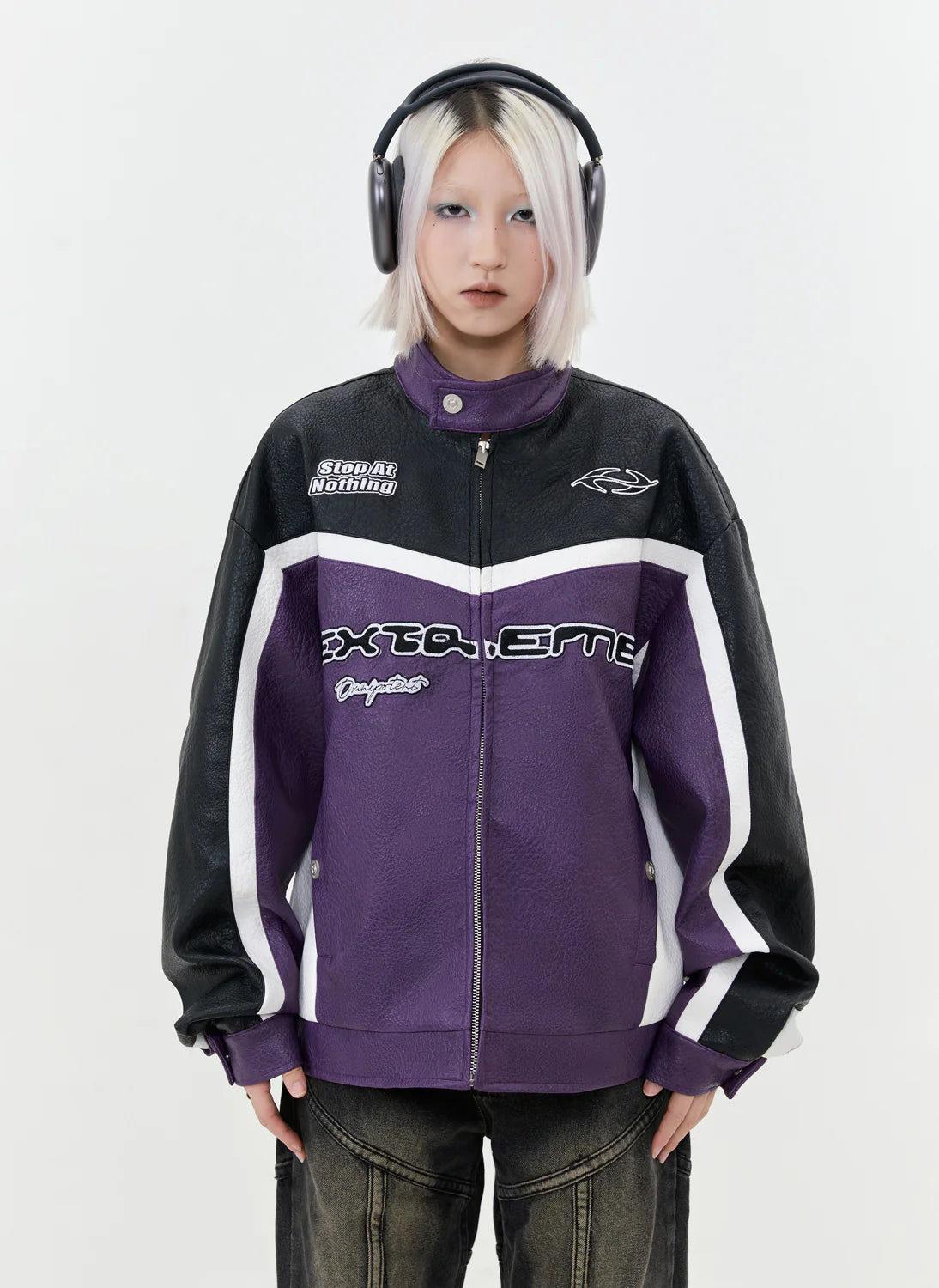 “Stop @ Nothing” Moto Jacket