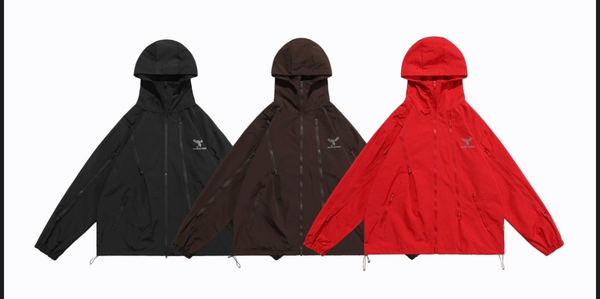 Black Air x GoreTex Raincoat